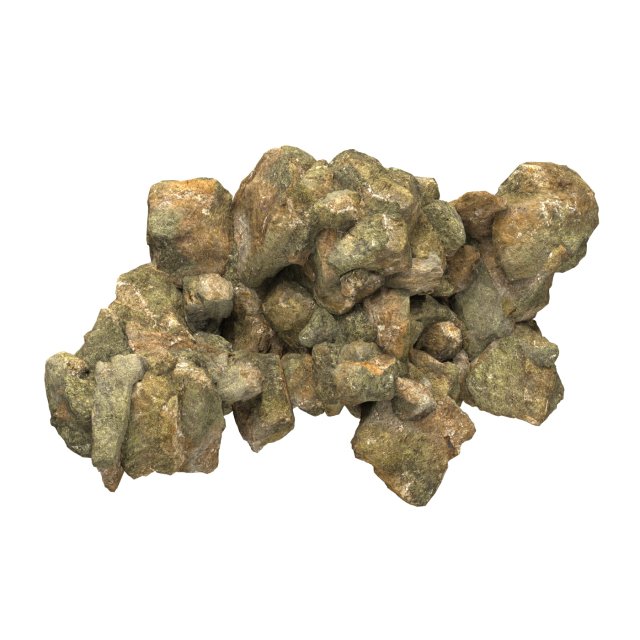 Realistic Natural Rock Cliff 09 3D Model .c4d .max .obj .3ds .fbx .stl .blend 