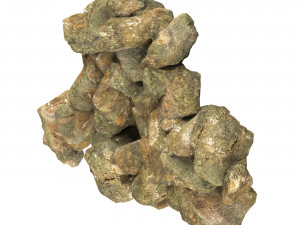Realistic Natural Rock Cliff 10 3D-Modell