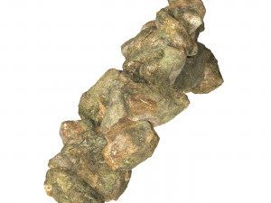 Realistic Natural Rock Cliff 11 Modello 3D