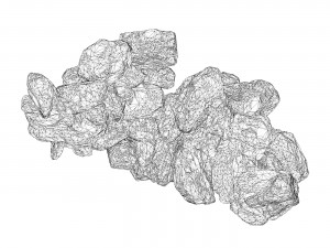 Realistic Natural Rock Cliff 11 Modello 3D
