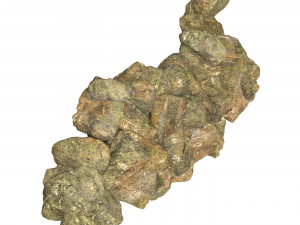 Realistic Natural Rock Cliff 13 3D Model