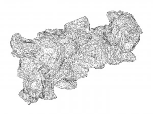 Realistic Natural Rock Cliff 14 3D Model