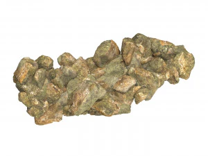 Scogliera di roccia naturale realistica 15 Modello 3D