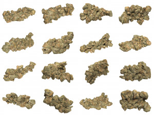 Realistic Natural Rock Cliff Collection Model 3D