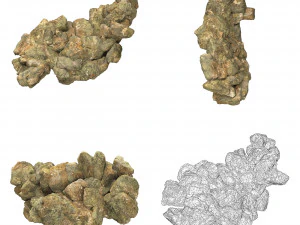 Realistic Natural Rock Cliff Collection 3D Model