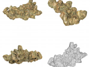 Realistic Natural Rock Cliff Collection 3D Model