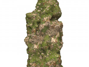 Realistic Mountain Cliff 01 3D Model