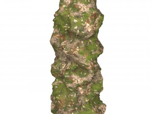 Realistic Mountain Cliff 01 3D Model