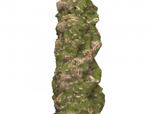 Realistic Mountain Cliff 01 Model 3D