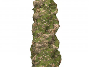 Realistic Mountain Cliff 01 3D Model