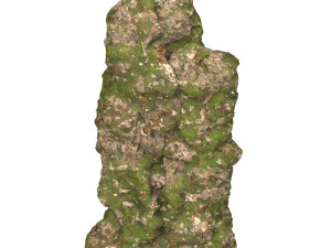 Realistic Mountain Cliff 01 Model 3D