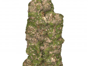 Realistic Mountain Cliff 01 3D Model