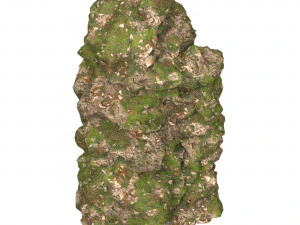 Realistic Mountain Cliff 02 3D Model
