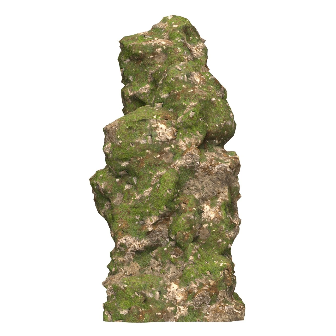 Realistic Mountain Cliff 03 3D Model .c4d .max .obj .3ds .fbx .stl .blend 