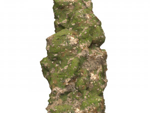 Realistic Mountain Cliff 03 Model 3D