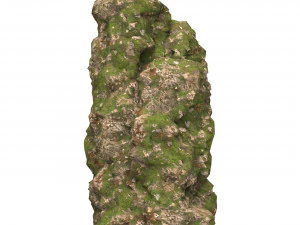 Realistic Mountain Cliff 03 3D Model