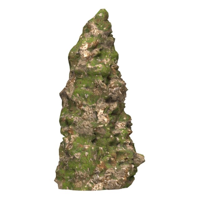 Realistic Mountain Cliff 04 3D-Modell .c4d .max .obj .3ds .fbx .stl .blend 