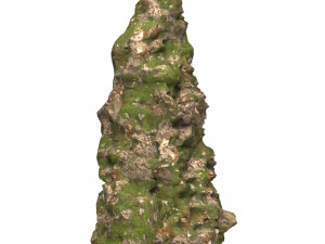 Realistic Mountain Cliff 04 3D Model