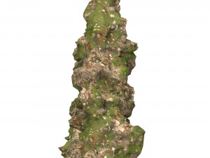 Realistic Mountain Cliff 04 3D-Modell