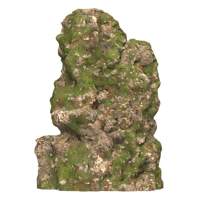 Realistic Mountain Cliff 07 Model 3D .c4d .max .obj .3ds .fbx .stl .blend 