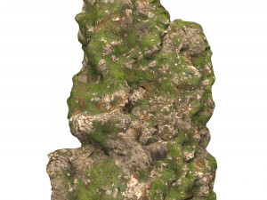Realistic Mountain Cliff 07 3D Model