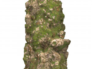 Realistic Mountain Cliff 07 3D Model