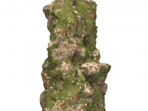 Realistic Mountain Cliff 08 3D Model