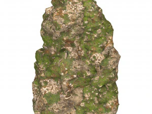 Realistic Mountain Cliff 08 3D Model
