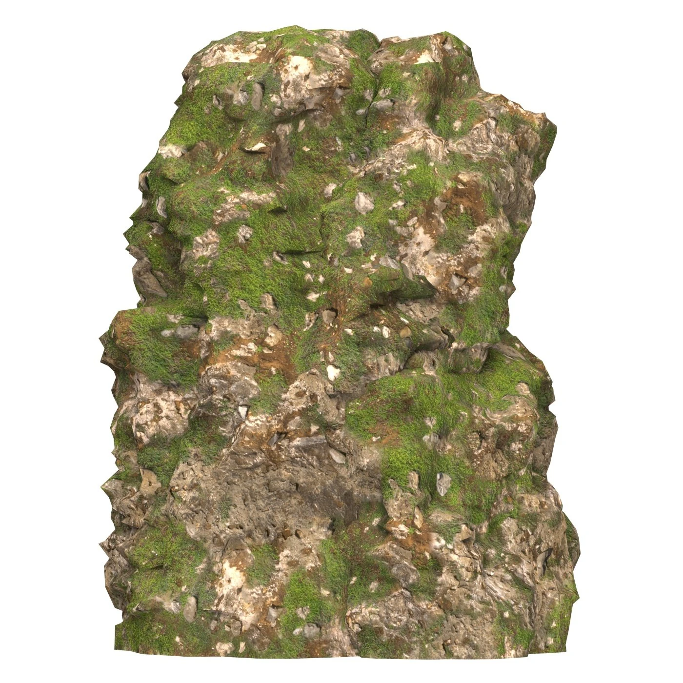 Realistic Mountain Cliff 11 3D Model .c4d .max .obj .3ds .fbx .stl .blend