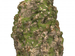 Realistic Mountain Cliff 11 3D Model