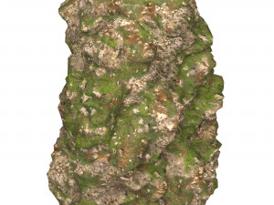 Realistic Mountain Cliff 11 Model 3D