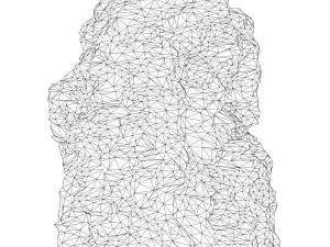 Realistic Mountain Cliff 11 3D Model