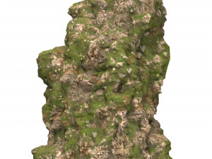 Realistic Mountain Cliff 12 Model 3D