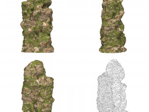 Realistic Mountain Cliff Collection 3D Модель