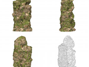 Realistic Mountain Cliff Collection 3D Model