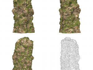 Realistic Mountain Cliff Collection 3D Модель