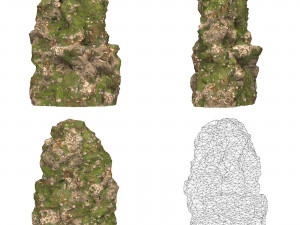 Realistic Mountain Cliff Collection 3D Модель