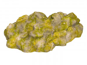 Moss Stone Rock 11 3D Model