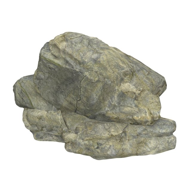 Stone Rock 01 3D Model .c4d .max .obj .3ds .fbx .stl .blend 