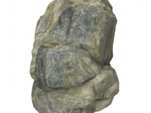 Stone Rock 01 3D Model