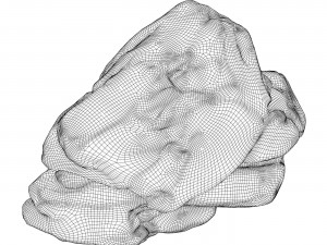 Stone Rock 01 3D Model
