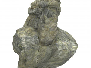 Stone Rock 02 3D Model