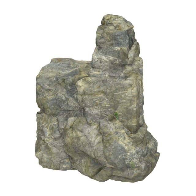 Stone Rock 03 3D 모델 .c4d .max .obj .3ds .fbx .stl .blend 