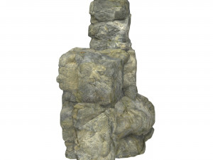 Stone Rock 03 3D 모델