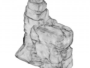 Stone Rock 03 3D 모델