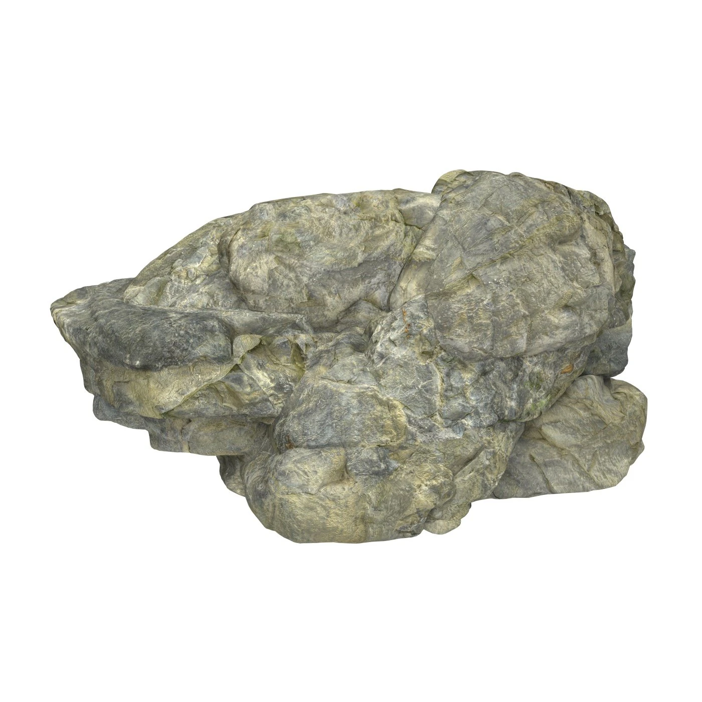 Stone Rock 04 3D Model .c4d .max .obj .3ds .fbx .stl .blend 
