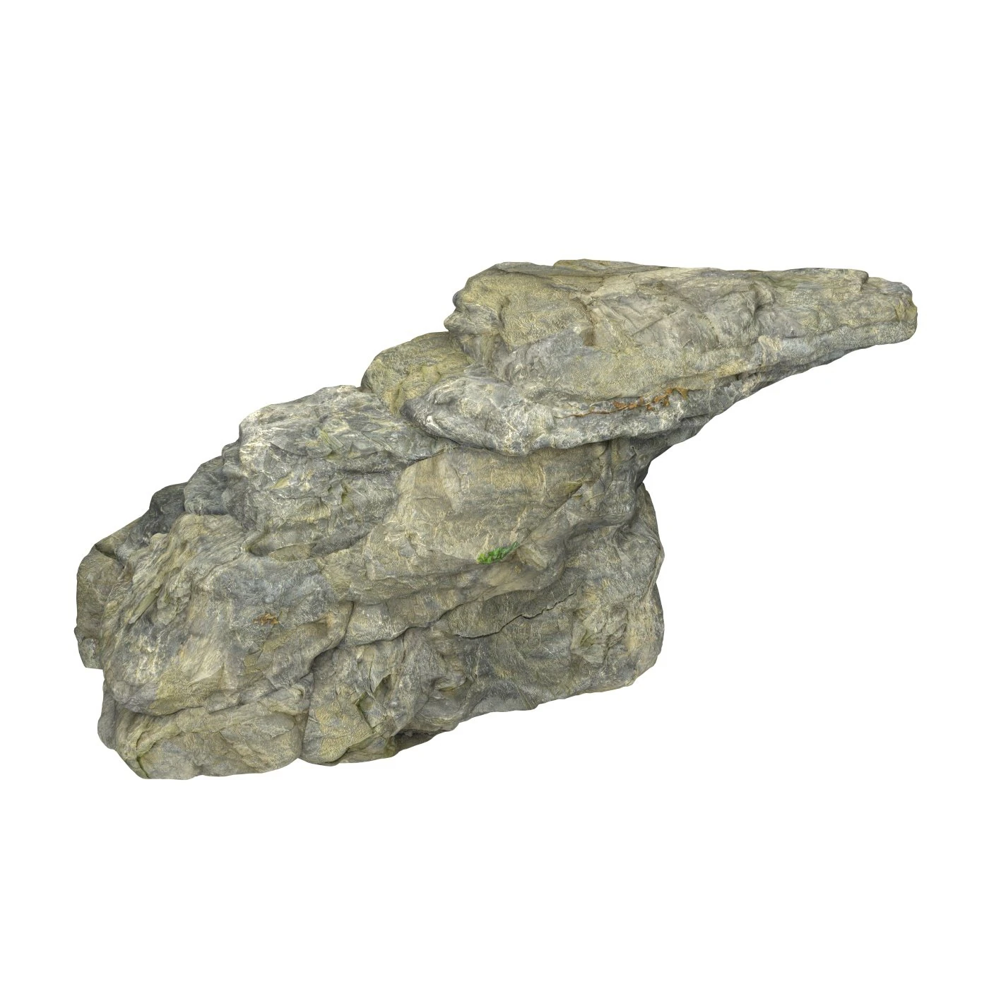 Stone Rock 05 3D Model .c4d .max .obj .3ds .fbx .stl .blend