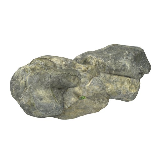 Stone Rock 06 3D Model .c4d .max .obj .3ds .fbx .stl .blend 