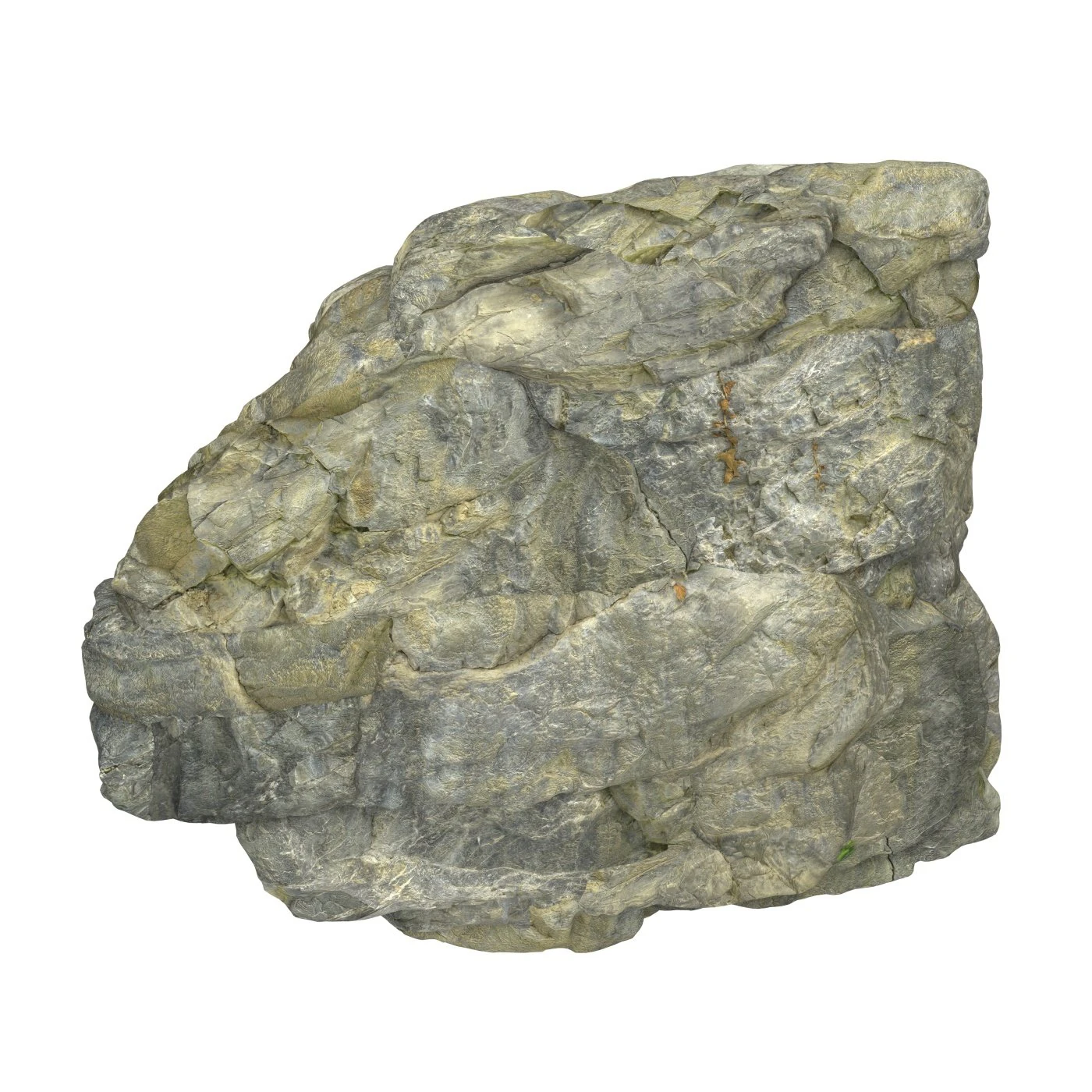 Stone Rock 10 3D Model .c4d .max .obj .3ds .fbx .stl .blend