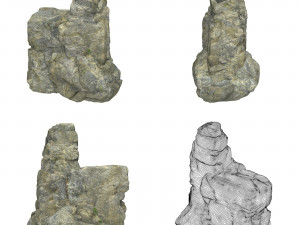 Stone Rock Collection 3D Модель